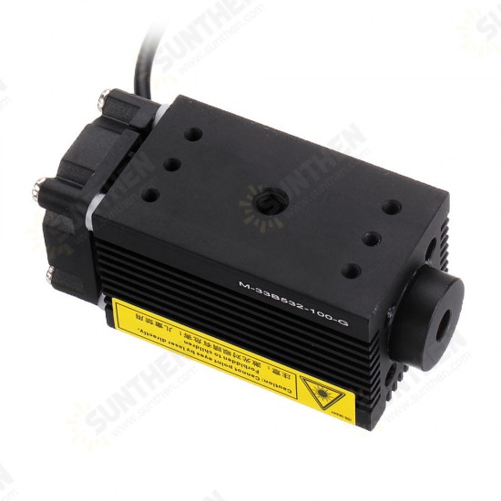 100mW 532nm Green Dot Laser Module Generator Variable Focus Industrial Marking Position Alignment