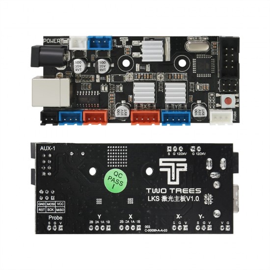 S Laser Engraving Machine Control Board XY Axis Main Board with A4988 Motor Drive for 2.5W/5.5W Laser Module