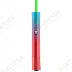 Green Light Laser Pointer Pen 532nm USB Chargeable Portable Highlight PPT Laser Pointer with Practicable Compass for Outdoor Office Presentation Green Light Laser Pointer Pen 532nm USB Chargeable Portable Highlight PPT Laser Pointer with Practicable Compass for Outdoor Office Presentation