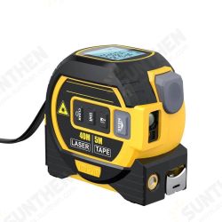 40M/60M Digital Laser Distance Meter 5M Tape Measuring Laser Reticle 3 In 1 Electronic Roulette Stainless Tape Measure Rangefinders 40M/60M Digital Laser Distance Meter 5M Tape Measuring Laser Reticle 3 In 1 Electronic Roulette Stainless Tape Measure Rangefinders