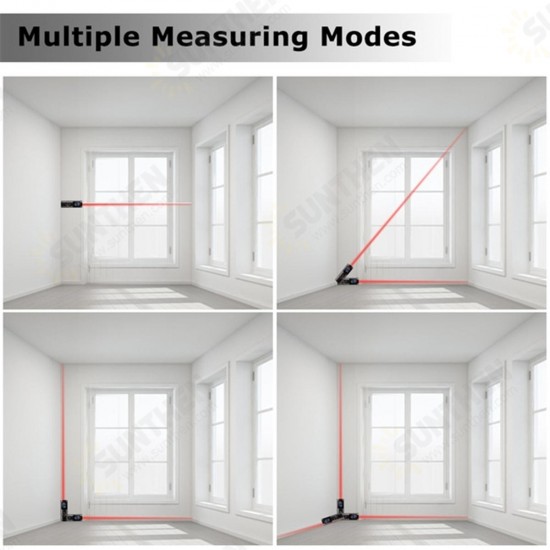 40m Mini Digital LCD Laser Distance Meter Range Finder Measure Diastimeter