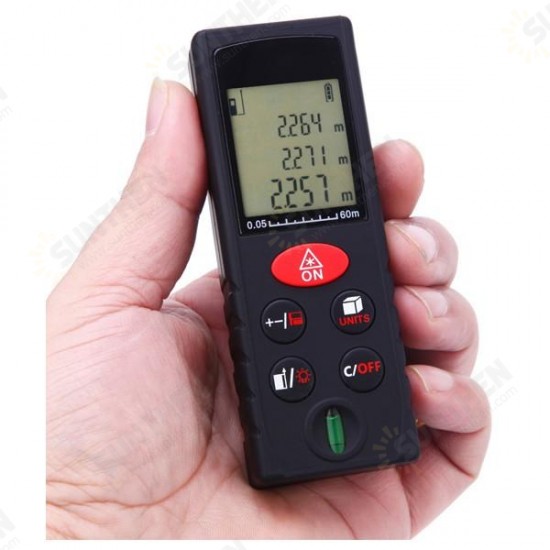 KXL-D60 60M Digital Laser Distance Meter Rangefinder Diastimeter