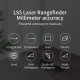LS-5 40m Laser Range Finder Touch Screen Charging Range Finder High Precision Measurement Rangefinder