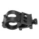 1 Inch Flashlight Laser Holder Tactical 20mm Picatinny Rail Offset Laser Mount