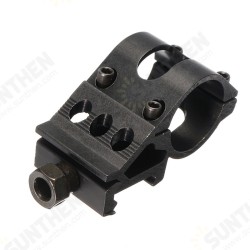 1 Inch Flashlight Laser Holder Tactical 20mm Picatinny Rail Offset Laser Mount 1 Inch Flashlight Laser Holder Tactical 20mm Picatinny Rail Offset Laser Mount