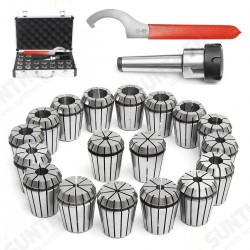 18pcs 3-20mm Collects Set MTB3 ER32 Collet Chuck Set 1/2 Inch Thread with Chuck And Spanner 18pcs 3-20mm Collects Set MTB3 ER32 Collet Chuck Set 1/2 Inch Thread with Chuck And Spanner