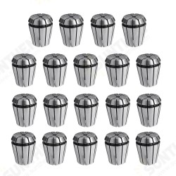 19Pcs ER32 2mm-20mm Precision Spring Chuck Set for CNC Workholding Engraving and Milling Lathe Tool