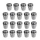 19Pcs ER32 2mm-20mm Precision Spring Chuck Set for CNC Workholding Engraving and Milling Lathe Tool