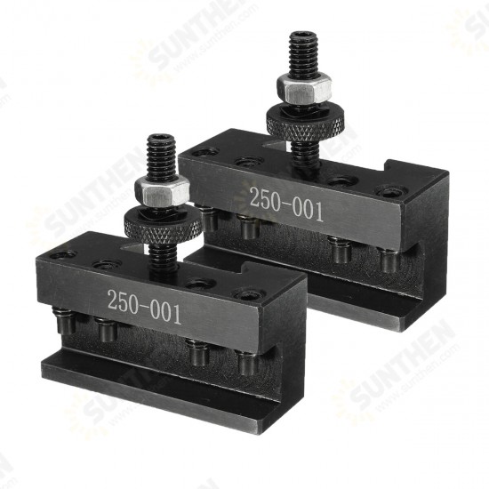 2-Piece Set Of 250-000 Wedge Main Body Tool Holder Exclusively For 250-100/250-111 Tool Holder Body