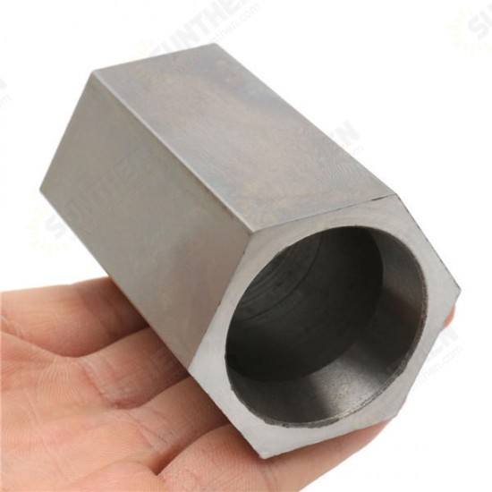 5-C Hexagon Collet Block Hard Steel Collet Block Lathe Tool Holder