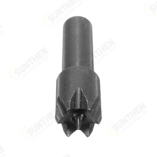 6mm Plum Blossom Thimble Drill Bit Live Center for Mini Lathe Machine