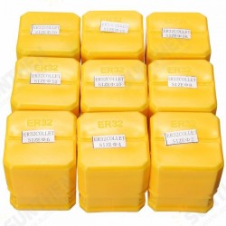 9pcs 2-20mm ER32 Precision Spring Collet for CNC Milling Lathe Tool 9pcs 2-20mm ER32 Precision Spring Collet for CNC Milling Lathe Tool