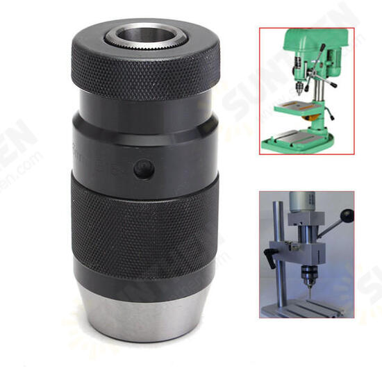 B18 1-16mm Alloy Self-locking Click Keyless Drill Chuck Adapter For CNC Milling Drilling Lathe