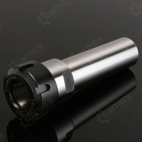 C32-ER32 100L Chrome Straight Collet Chuck Holder Extension Rod CNC Milling Parts