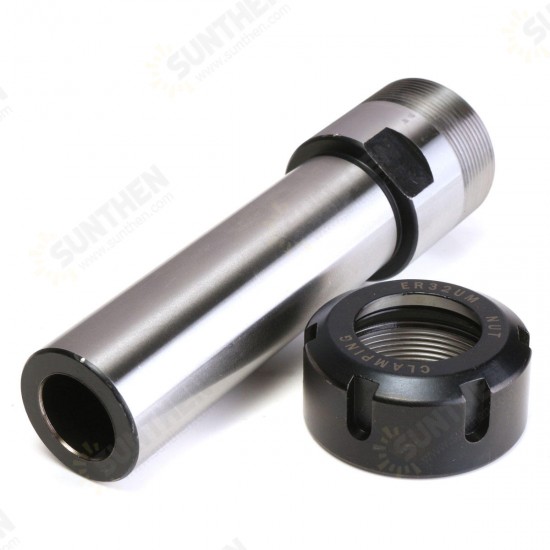 C32-ER32 100L Chrome Straight Collet Chuck Holder Extension Rod CNC Milling Parts