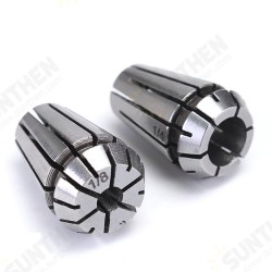 2pcs ER11 1/4 1/8 Inch Spring Collet Set for CNC Milling Lathe Tool Collet Chuck