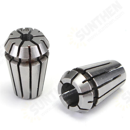 2pcs ER11 1/4 1/8 Inch Spring Collet Set for CNC Milling Lathe Tool Collet Chuck