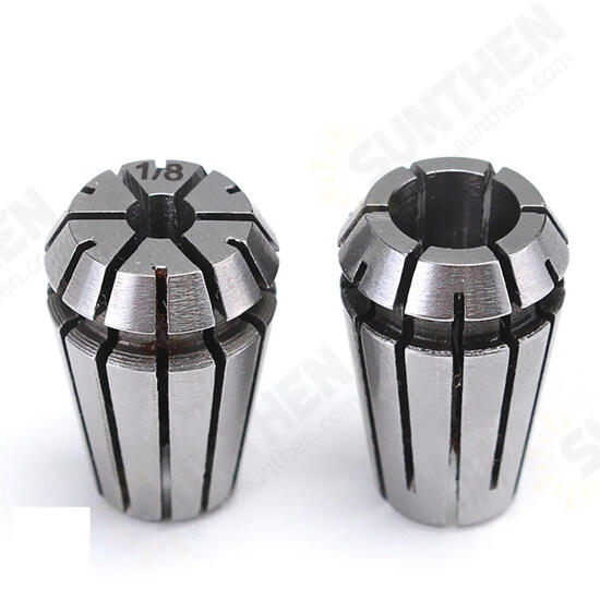 2pcs ER11 1/4 1/8 Inch Spring Collet Set for CNC Milling Lathe Tool Collet Chuck