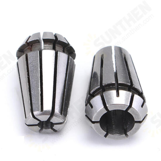 2pcs ER11 1/4 1/8 Inch Spring Collet Set for CNC Milling Lathe Tool Collet Chuck