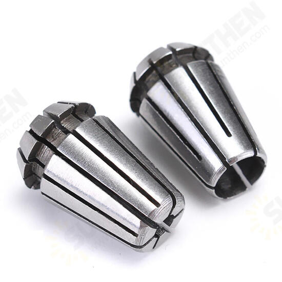 2pcs ER11 1/4 1/8 Inch Spring Collet Set for CNC Milling Lathe Tool Collet Chuck