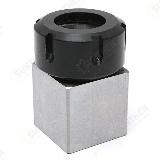 Hard Steel Square ER-32 Collet Chuck Block CNC Lathe Tool Holder