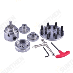 2.75 Inch Set Of High Hardness And Wear Resistance Four-jaw Chuck Woodworking Chuck Wood Turning Lathe Accessories 2.75 Inch Set Of High Hardness And Wear Resistance Four-jaw Chuck Woodworking Chuck Wood Turning Lathe Accessories