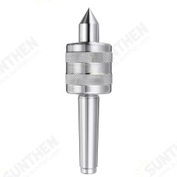 MT2 0.02 Inch CNC Precision Steel Lathe Live Center Taper Tool Triple Bearing