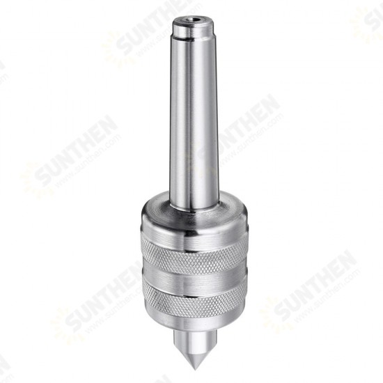 MT2 0.02 Inch CNC Precision Steel Lathe Live Center Taper Tool Triple Bearing