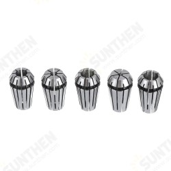 5Pcs ER16 Collet Set 1/8-3/8 Inch Spring Chuck Collet for CNC Milling Lathe Tool