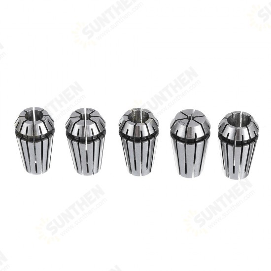 5Pcs ER16 Collet Set 1/8-3/8 Inch Spring Chuck Collet for CNC Milling Lathe Tool