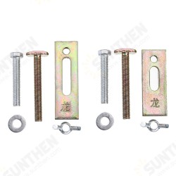 5pcs 80/100mm M10 Press Plate Clamp CNC Engraving Machine Tabletop Steel Press Plate Fixture Accessories Set