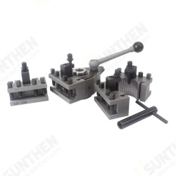 Aa Eb Lathe Quick Change Tool Post Holder Set WM210V&WM180V&0618 12x12mm Tool Rest for Swing Over Bed 120-220mm Aa Eb Lathe Quick Change Tool Post Holder Set WM210V&WM180V&0618 12x12mm Tool Rest for Swing Over Bed 120-220mm