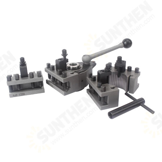 Aa Eb Lathe Quick Change Tool Post Holder Set WM210V&WM180V&0618 12x12mm Tool Rest for Swing Over Bed 120-220mm