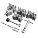 Aa Eb Lathe Quick Change Tool Post Holder Set WM210V&WM180V&0618 12x12mm Tool Rest for Swing Over Bed 120-220mm