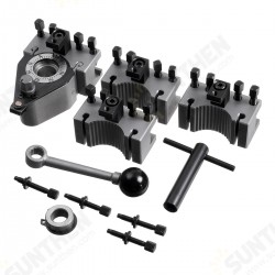 Aa Eb Lathe Quick Change Tool Post Holder Set WM210V&WM180V&0618 12x12mm Tool Rest for Swing Over Bed 120-220mm Aa Eb Lathe Quick Change Tool Post Holder Set WM210V&WM180V&0618 12x12mm Tool Rest for Swing Over Bed 120-220mm