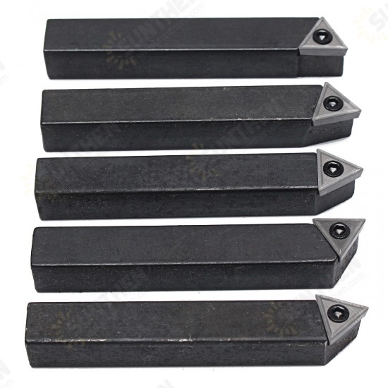 Mini Quick Change Tool Post Holder Set with 9pcs 3/8 Inch Boring Bar and 5pcs Indexable Blade