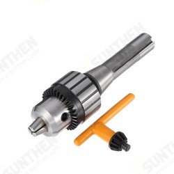 R8 B16 Heavy Duty Lathe Drill Chuck 13mm Capacity with R8 Shank Precision Integrated with Key Whrench R8 B16 Heavy Duty Lathe Drill Chuck 13mm Capacity with R8 Shank Precision Integrated with Key Whrench