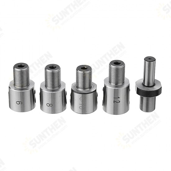 SAN OU 6/8/10/12/14mm Adapter M14*1 Connecting rod Connector Bushing For Lathe Chuck