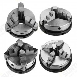 3/4 Jaws Wood Lathe Chuck 50mm 63mm Manual Chuck Self-centering DIY Metal Wood Lathe Tools 3/4 Jaws Wood Lathe Chuck 50mm 63mm Manual Chuck Self-centering DIY Metal Wood Lathe Tools