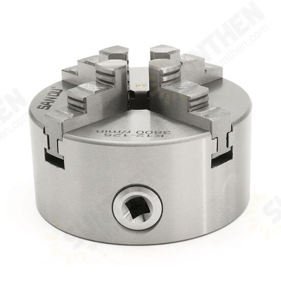 K12-125 125mm 4 Jaw Self Centering Lathe Chuck with Key K12-125 125mm 4 Jaw Self Centering Lathe Chuck with Key