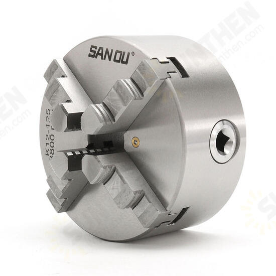 K12-125 125mm 4 Jaw Self Centering Lathe Chuck with Key