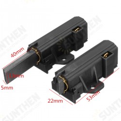 2pcs Washing Machine Sole Motor Carbon Brushes Sole For Zanussi Electrolux AEG 2pcs Washing Machine Sole Motor Carbon Brushes Sole For Zanussi Electrolux AEG