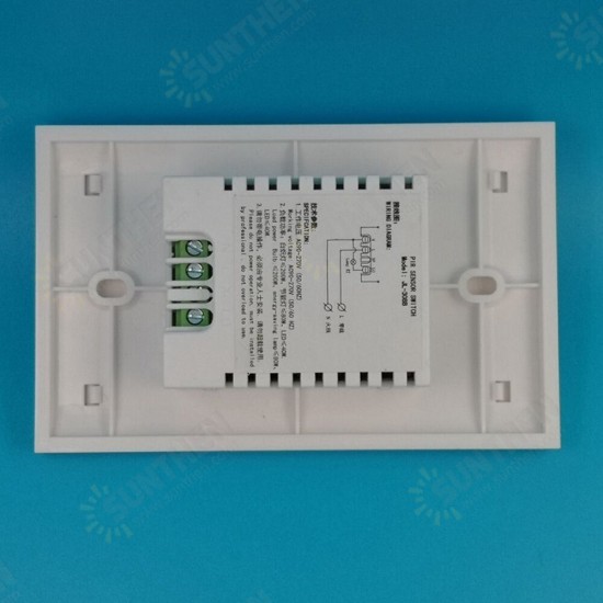 118MM Adjustable PIR Motion Sensor Light Switch Three Line US Standard for LED Energy Saving Lamp AC90-270V