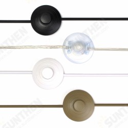 1M Circular Lighting Button Switch with 3 Core Inline Flex Cord for Table Desk Lamp 1M Circular Lighting Button Switch with 3 Core Inline Flex Cord for Table Desk Lamp