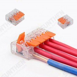 75pcs For 221 Electrical Connectors Wire Block Clamp Terminal Cable Reusable Mini Quick Home Wire Terminal Connector 75pcs For 221 Electrical Connectors Wire Block Clamp Terminal Cable Reusable Mini Quick Home Wire Terminal Connector