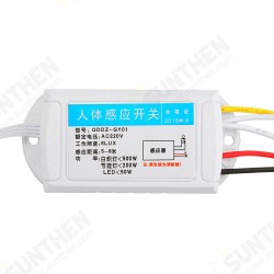 AC220V Infrared PIR Motion Sensor Switch for LED Light Bulb Ceiling Lamp AC220V Infrared PIR Motion Sensor Switch for LED Light Bulb Ceiling Lamp