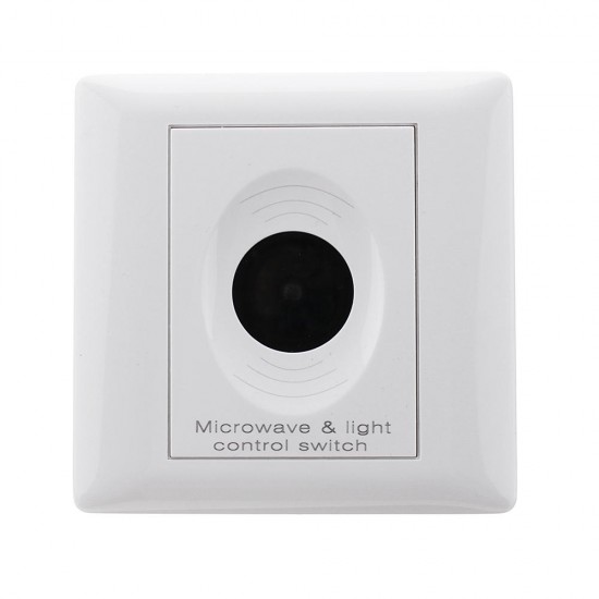 AC85-265V 200W Microwave Sensor Light Switch for Office Corridor Underground