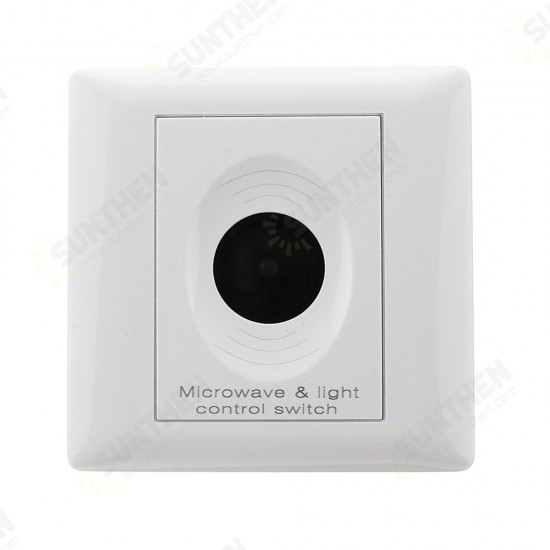 AC85-265V 200W Microwave Sensor Light Switch for Office Corridor Underground