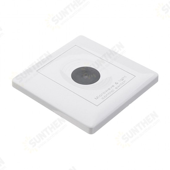 AC85-265V 200W Microwave Sensor Light Switch for Office Corridor Underground