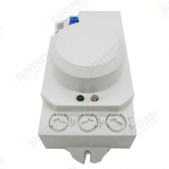 DC9-24V 120W 360° Induction Microwave PIR Motion Sensor Delay Time Light Switch